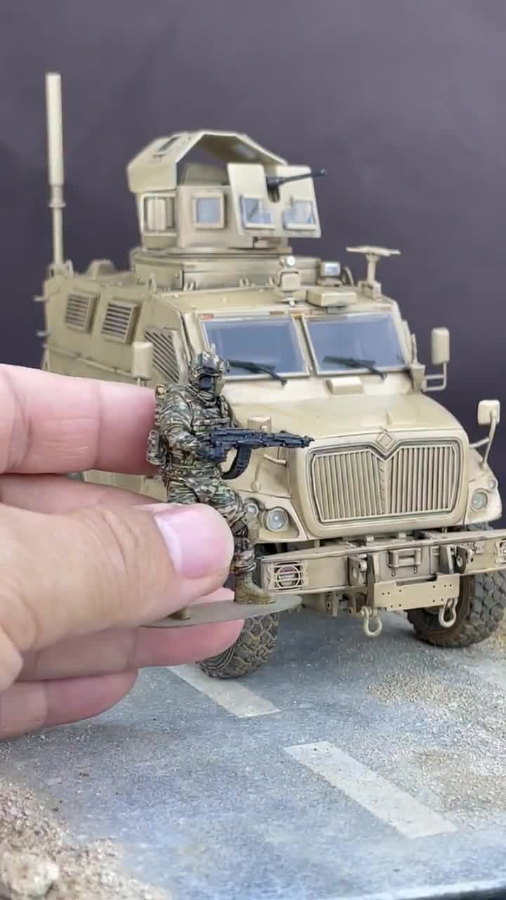 塗装済みアメリカ海軍特殊部隊SEALsフィギュア：マルチカム迷彩、1/35