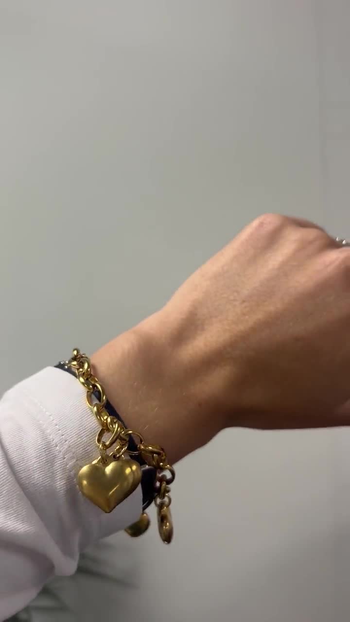 Bracciale Da Donna In Acciaio Inox Con Ciondolo A Forma Di - Foto 8