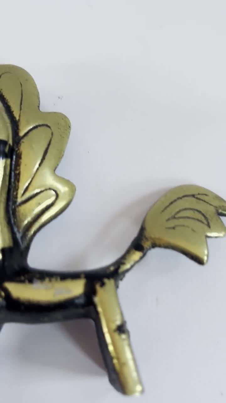 Walter Bosse Brass Horse Figurine: Mid-Century Modernist Decor