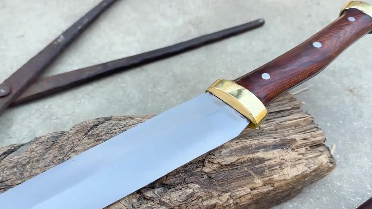 ELIF DAGGER/17インチロングブレード手鍛造ダガー/トラックのリーフ