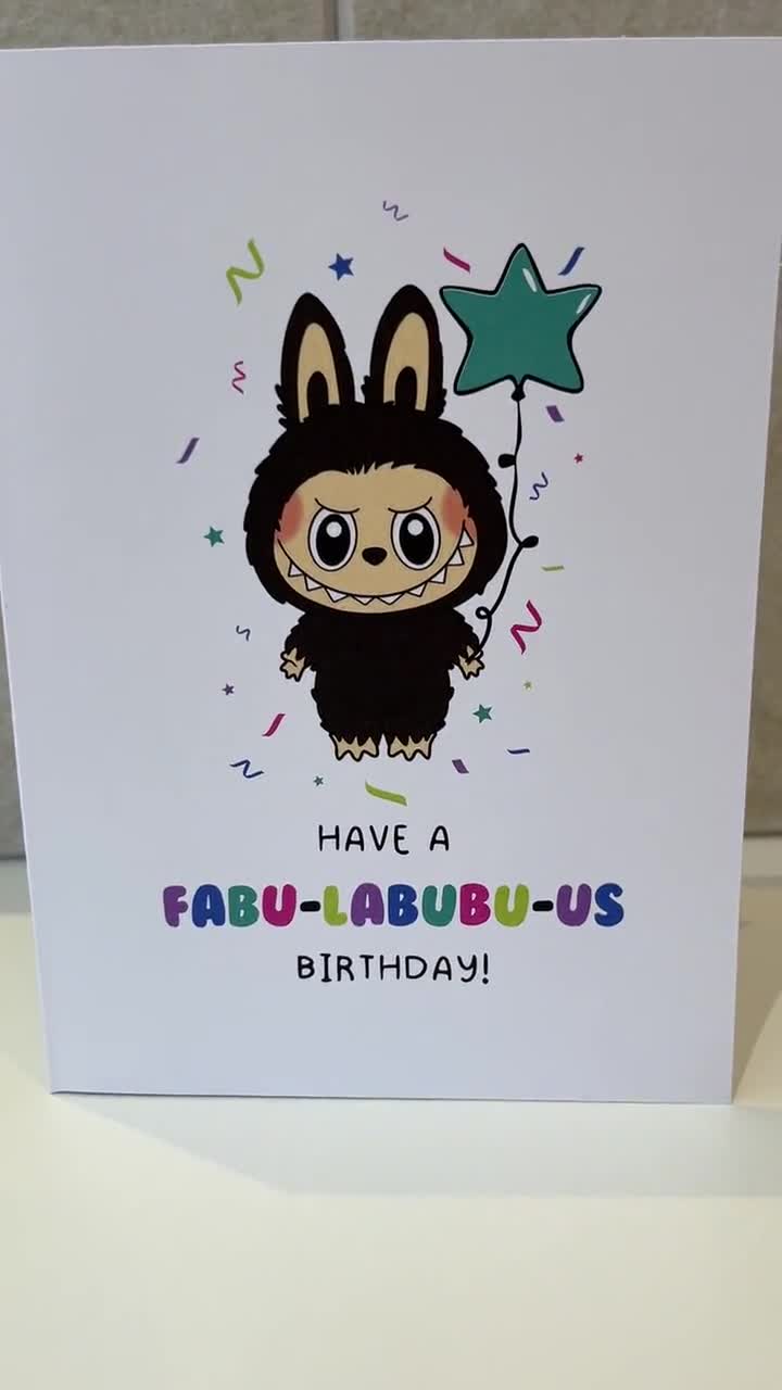 Magic Greetings - 面白いヒッピーバードデーバースデーカード - インタラクティブビデオカード - お母さん、お父さ デジタル バースデーカード - ポップモンスター - モンスターカード - ハッピーバースデー - バースデー - バースデー - ポップモンスターインスタント  ..., image size:720x1280