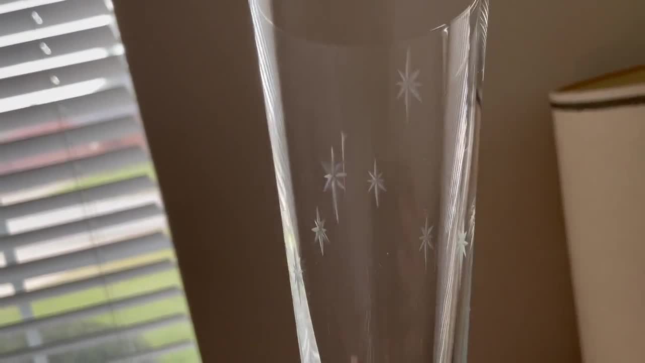 60s Atomic Starburst Drinkware Glasses, Mid Century Modern