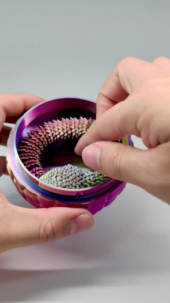 Huevo de Serpiente Impro en 3D, Molde Creativo de Serpiente Dmontable y Giratorio, Adorno Articulado para critorio, Juguete para Niños, Regalo de Año Nuevo 2025 - AliExprs 15