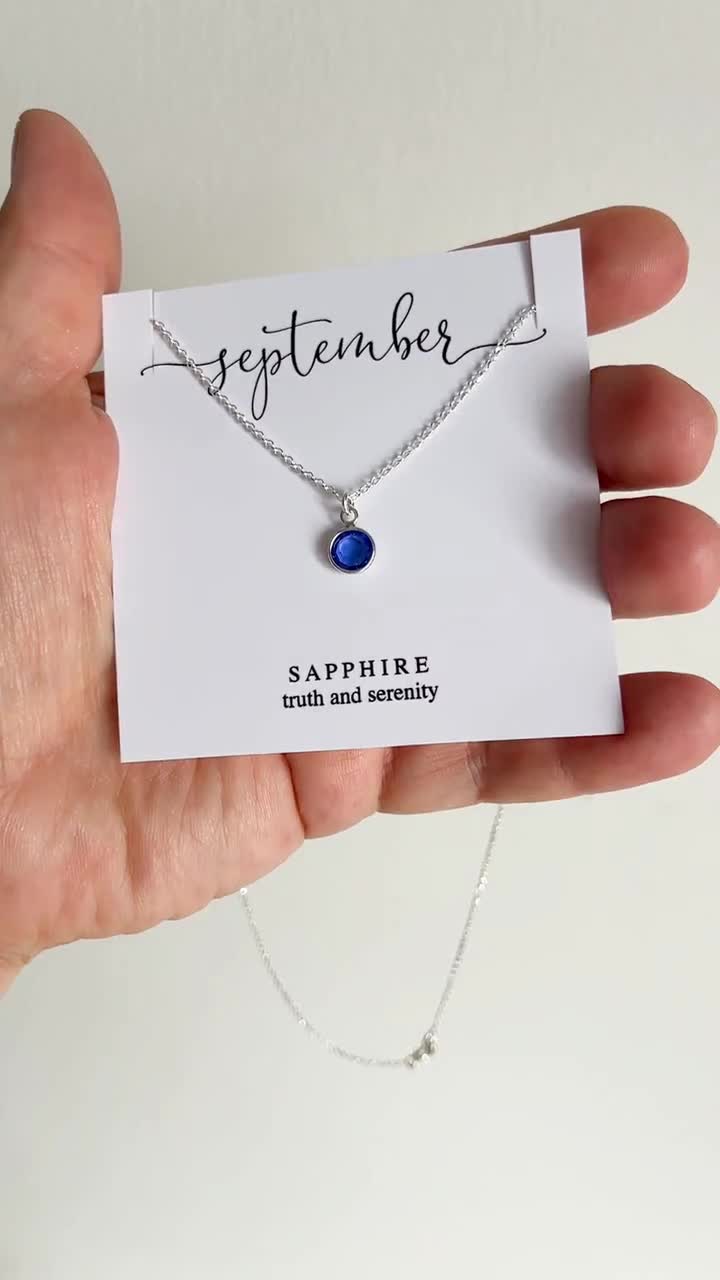 Necklace on sale september birthstone