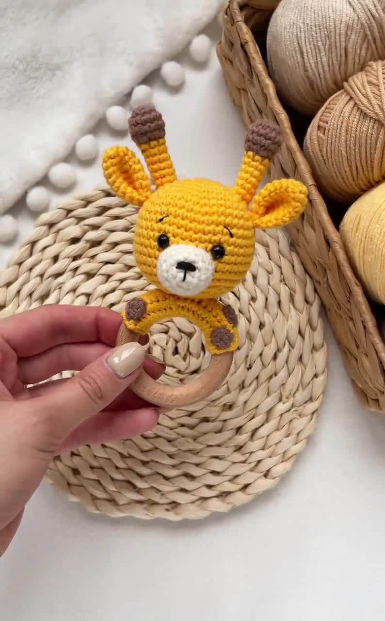 Jirafa Amigurumis Para Bebes Varones Kit Ganchillo Para