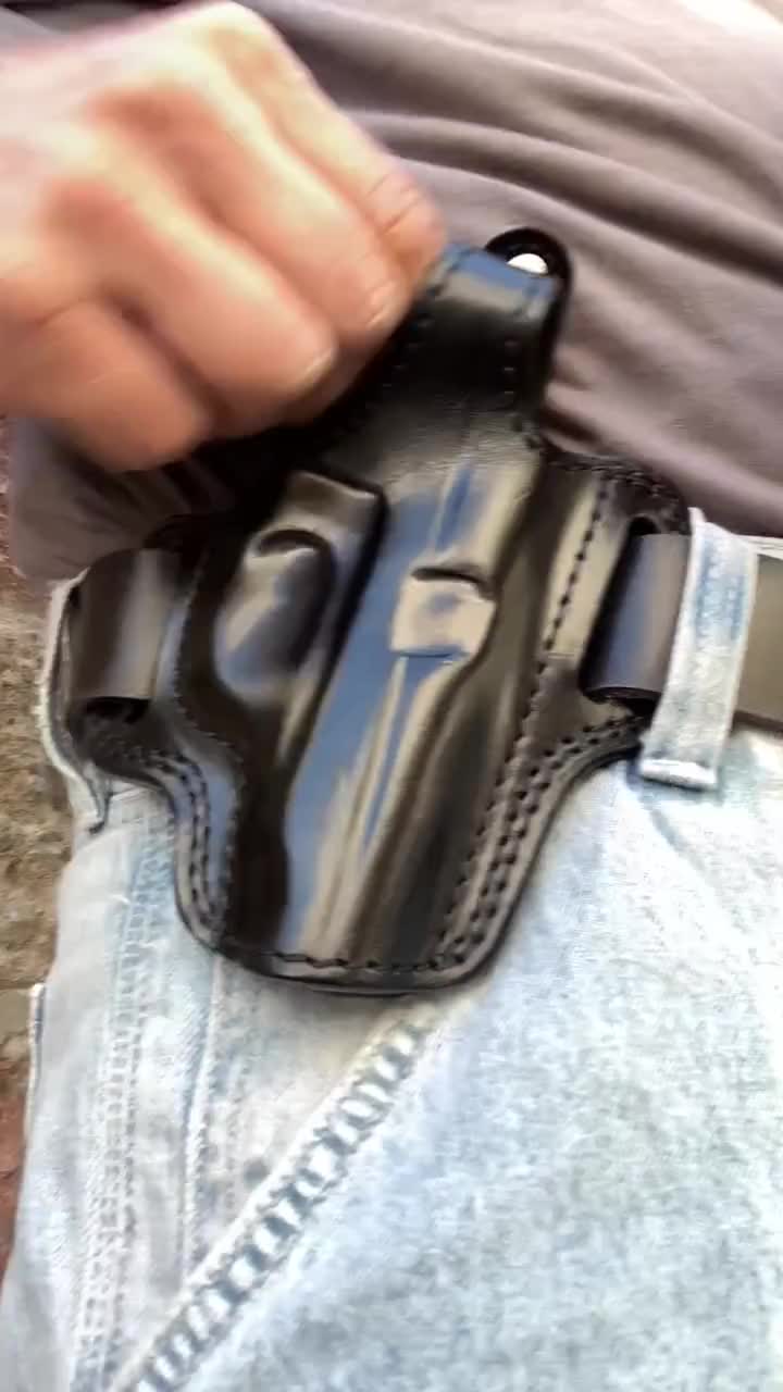 Handmade Leather OWB Holster:beretta 70,71,72,73,74,75 Jaguar (R.H