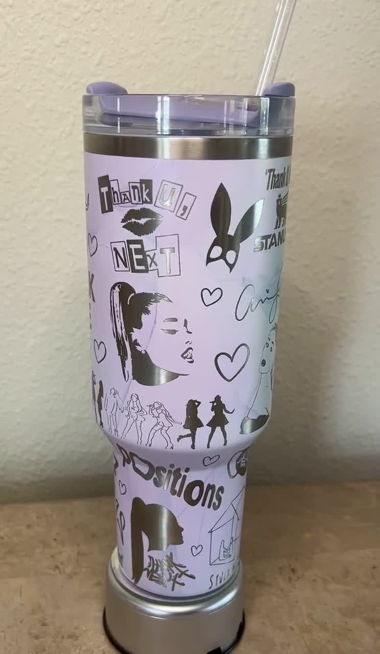 30 or 40 oz Stanley Tumbler/Cup with Ariana Grande