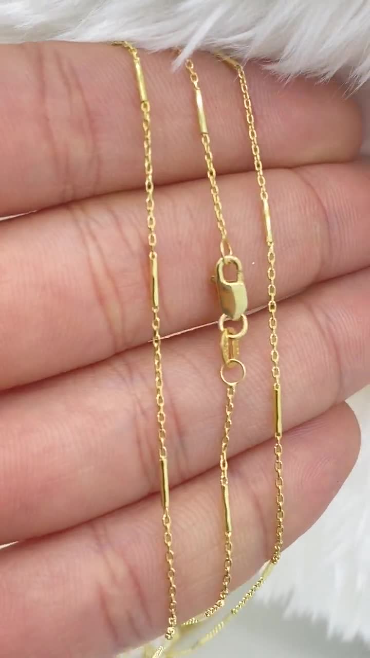 Solid 10K Gold Rope Chain Gold Rope Necklace 1.5mm 2mm 3mm 16in 18inch 20,  10K Gold Rope Chain, 10K Rope Chain, Diamond-cut, Men, Woman 