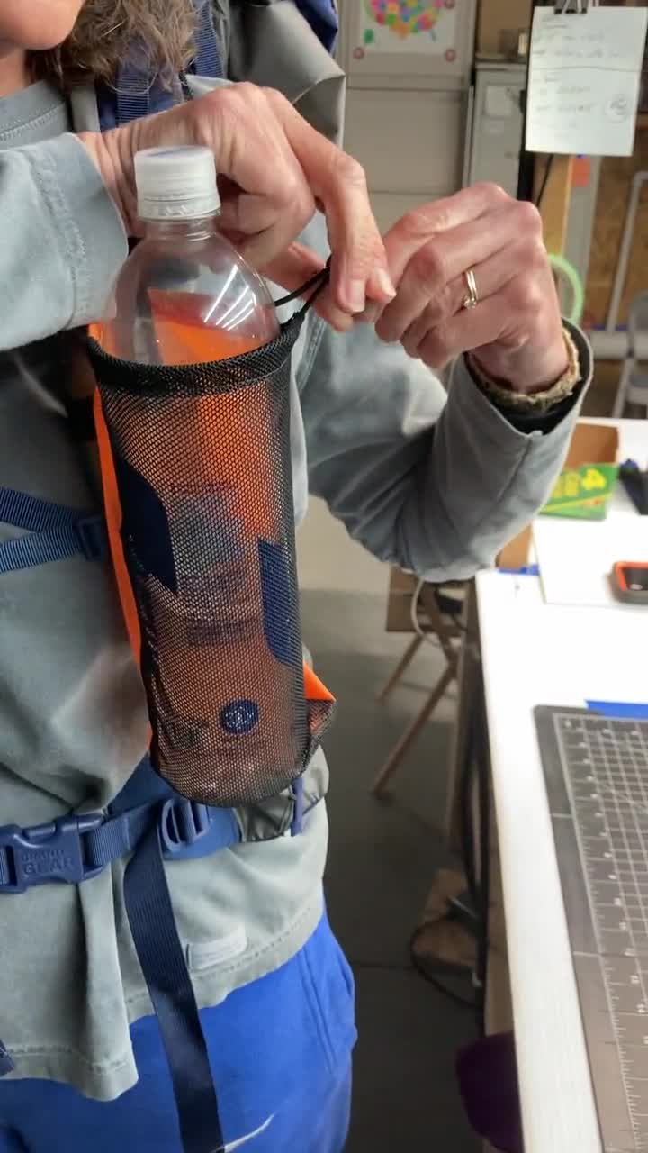 Water Bottle Pouch - Cord Lock