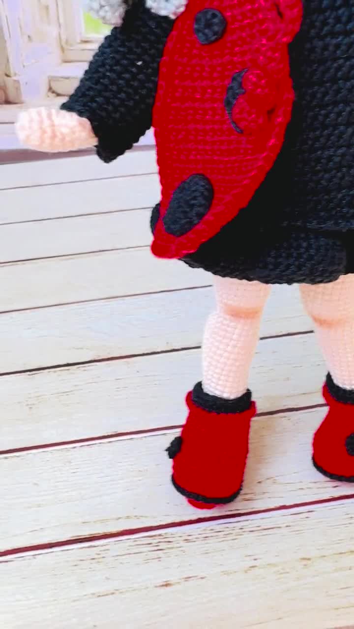 Crochet Amy Doll Pattern: Amigurumi Doll (PDF in English, Turkish