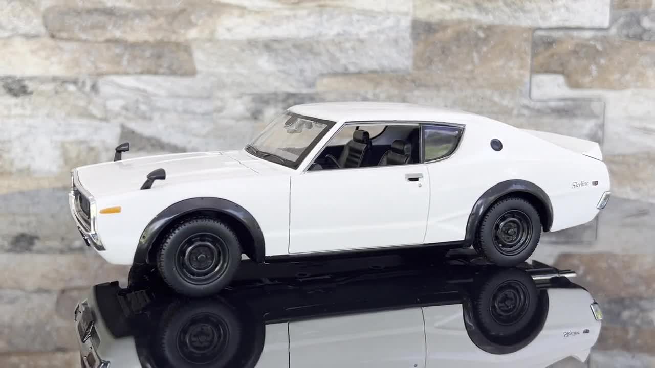 Nissan Skyline GT-R 1973 | Vintage Model Car | Diecast Car | 1/24