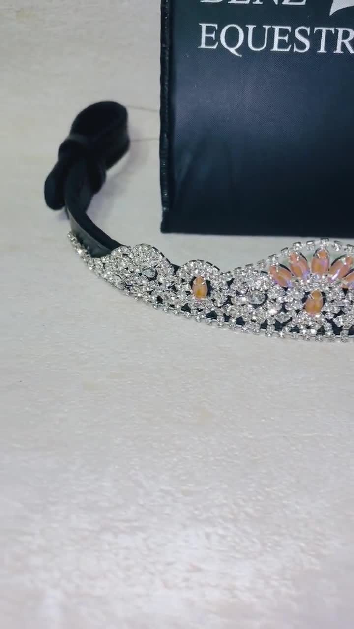Anneau de nez indien en cristal rose : Nath de mariage