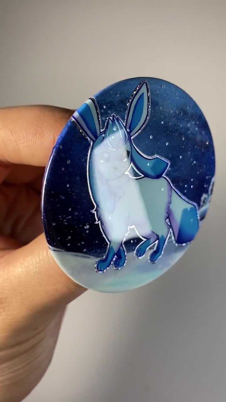 グレイシア ホログラフィック アイス ポケモン イーブイ進化形 58 mm