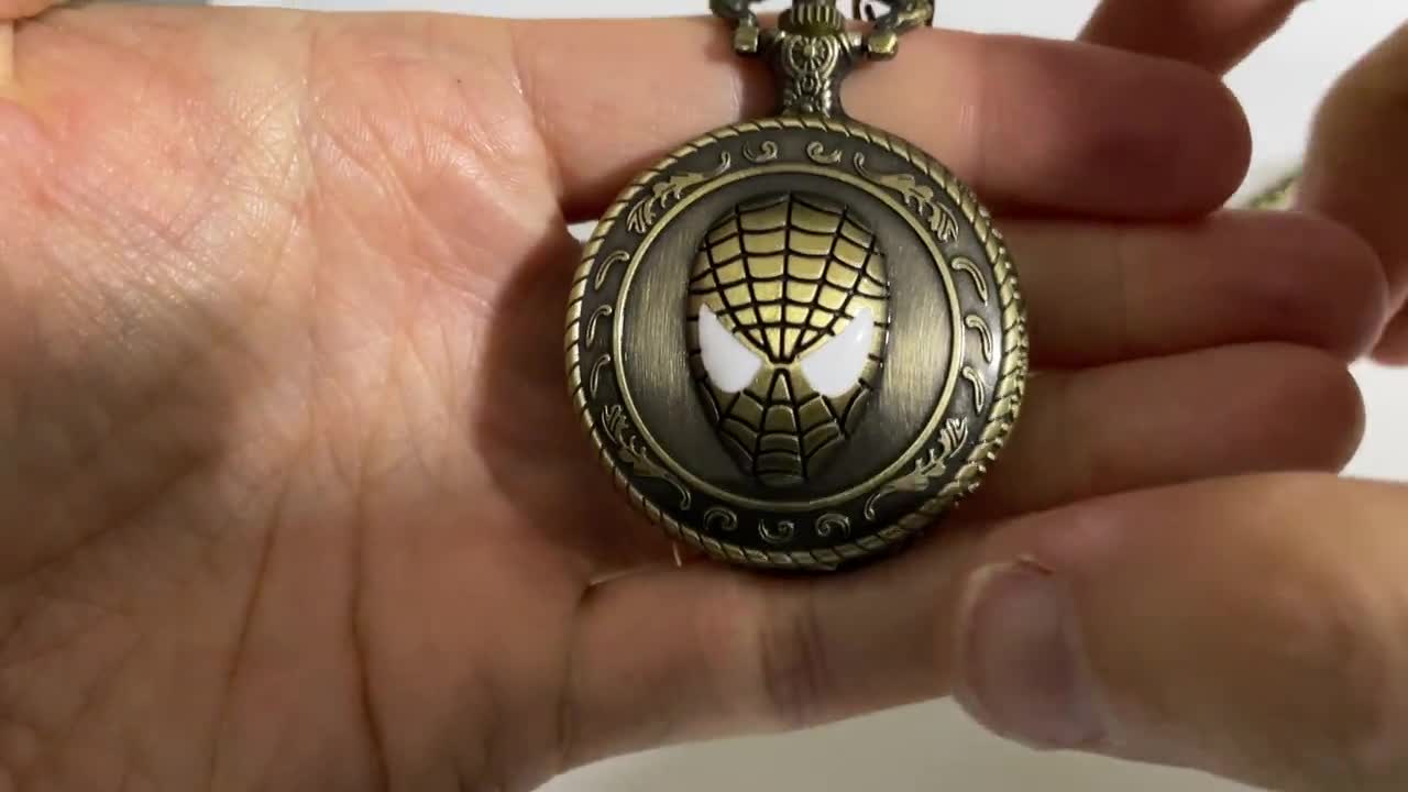 Spider man deals pocket watch