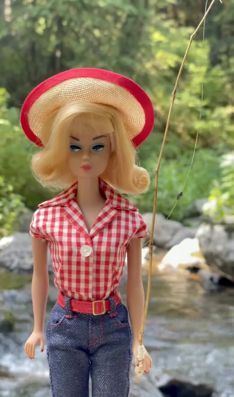 Vintage Barbie Gone Fishing 