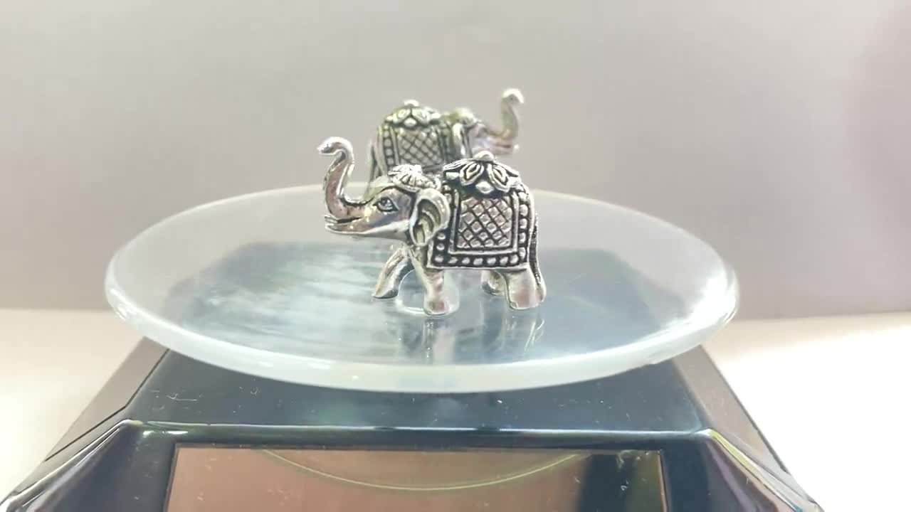 925 Sterling Silver Elephant Idol / Silver Elephant Statue