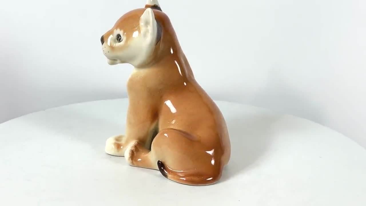 ヴィンテージ Lomonosov ロモノーソフ USSR 猫　置物 Yahoo!オークション -「ロモノーソフ フィギュリン」の落札相場