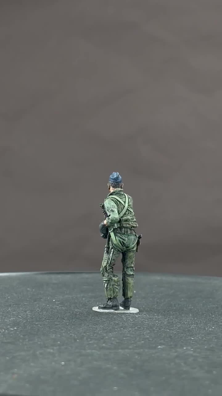 ハンドメイド塗装済み USAF ACE パイロットフィギュア：ベトナム
