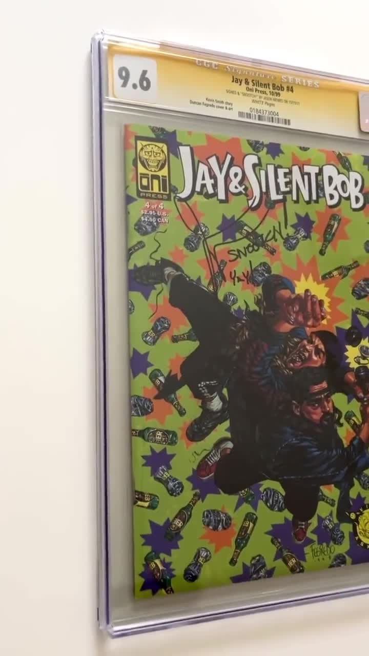 Signed! -- Jay and Silent Bob #4 CGC 9.6 | Jason Mewes SS