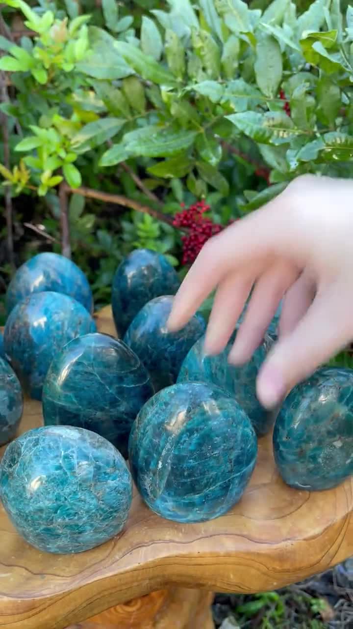 HUGE Flashy Blue Apatite Freeform OVER good 1.5LBS