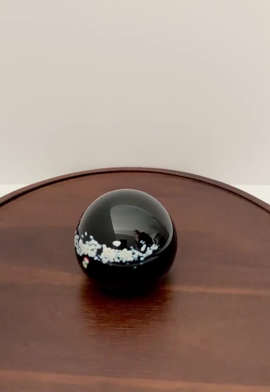 Selkirk Glass Merlin Sky Large Glass Paperweight Wizard's Selkirk Glass Merlin Sky Large Glass Paperweight Wizard's