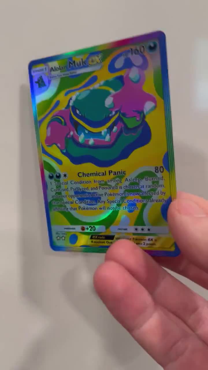 アローラ ベトベトン ex ホログラフィック ポケモン TCG ポケット 自作