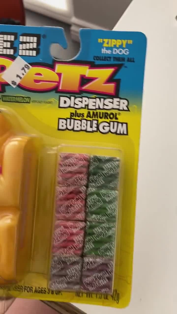 Vintage Pez Petz Candy Gum Dispenser, PEZ Petz: Zippy the