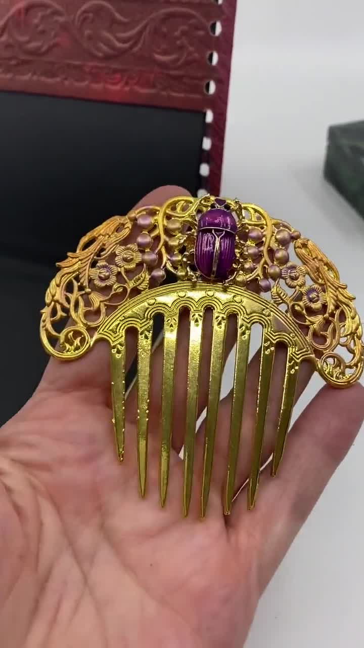 Jewelled hair store comb