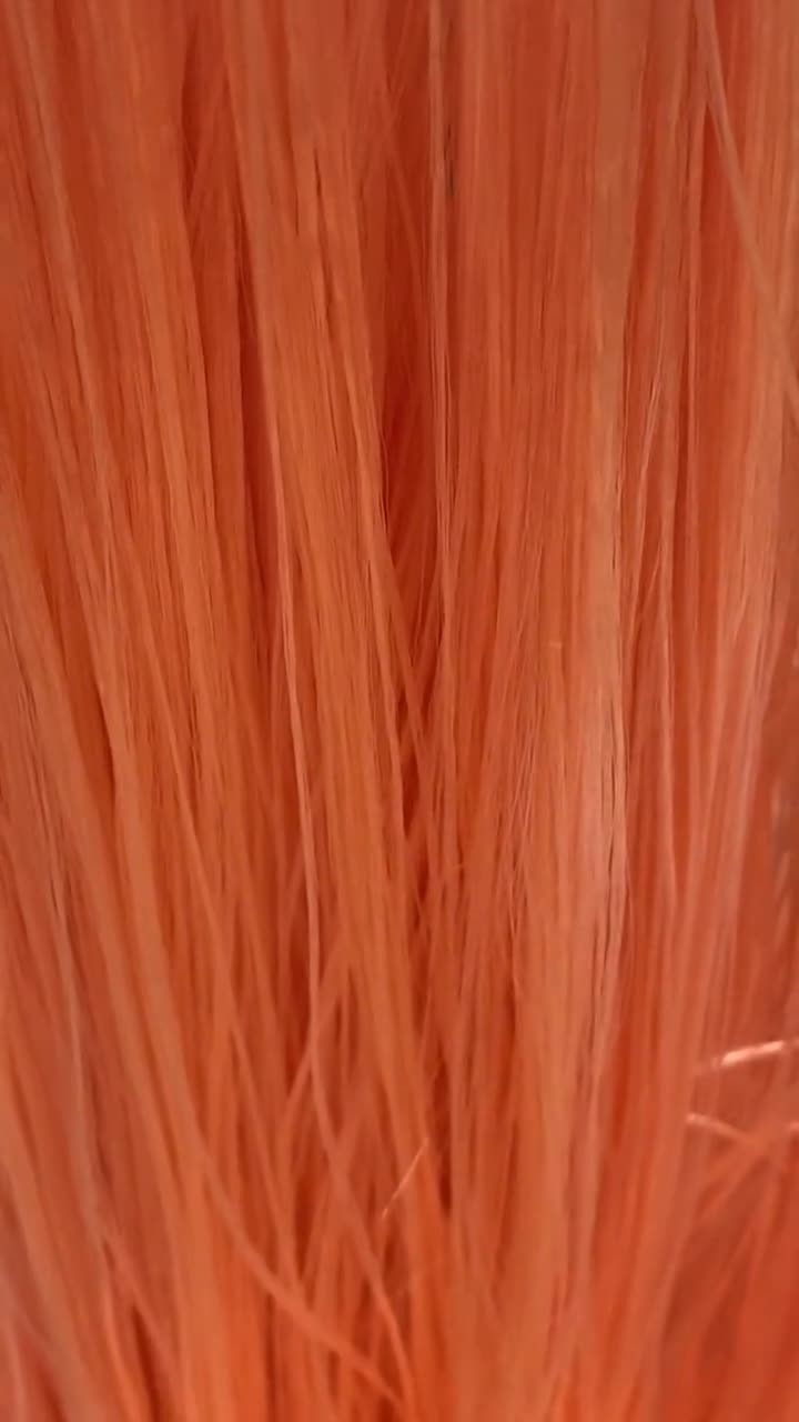 Pink Peppercorn Kiwi Nylon Doll Hair for Rerooting 