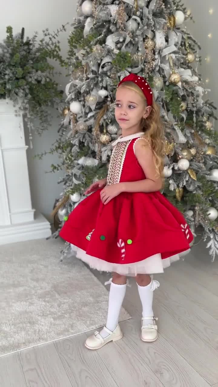 red holiday dresses juniors Mia Belle Girls Red Star Sequin Tiered Tulle Dress