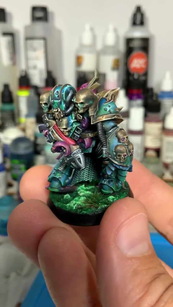 Painted Death Guard and Nurgle Daemons — Paintedfigs Miniature