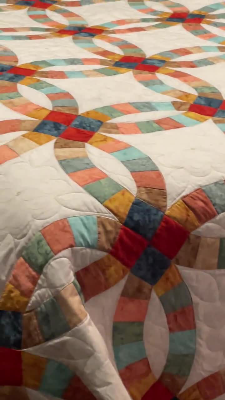 Double Wedding Ring part 2 quilt video by Shar Jorgenson - YouTube