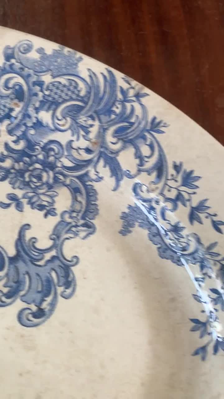 BFK（Boch Freres Keramis） RÉGENT プレート 1890s ~