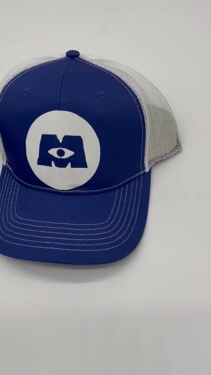 Disney Men's Trucker Hats Women, Monster, Mike Wazowski Mesh Snapback  Baseball Cap for Adults