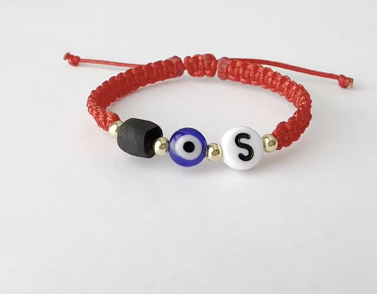 Cross and Eye Bracelet - 2 Sizes — Hellenic Aesthetic