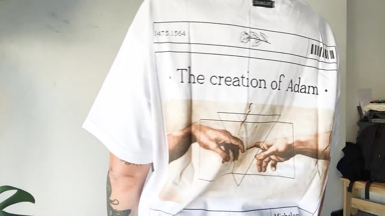 激レア！Michelangelo デッサン tシャツ