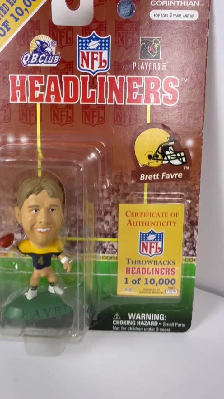Brett Favre NFL Headliners Figure, 1997 Green Bay Packers, Limited