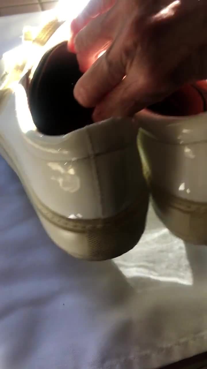 Vintage ACNE Made in Italy Face White Sneakers clean! video poster