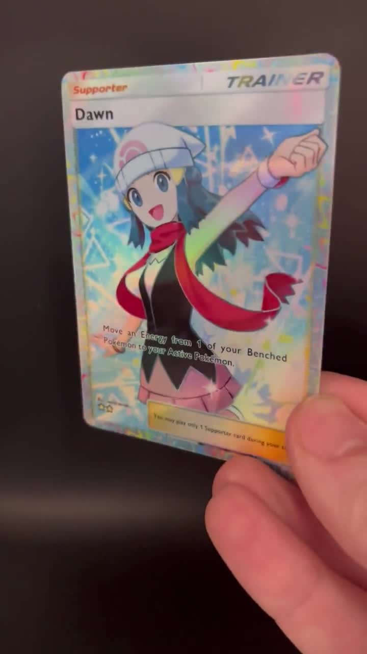 Dawn Holographic Pokmon TCG Pocket Self Made Card - Sharp Details! - Etsy