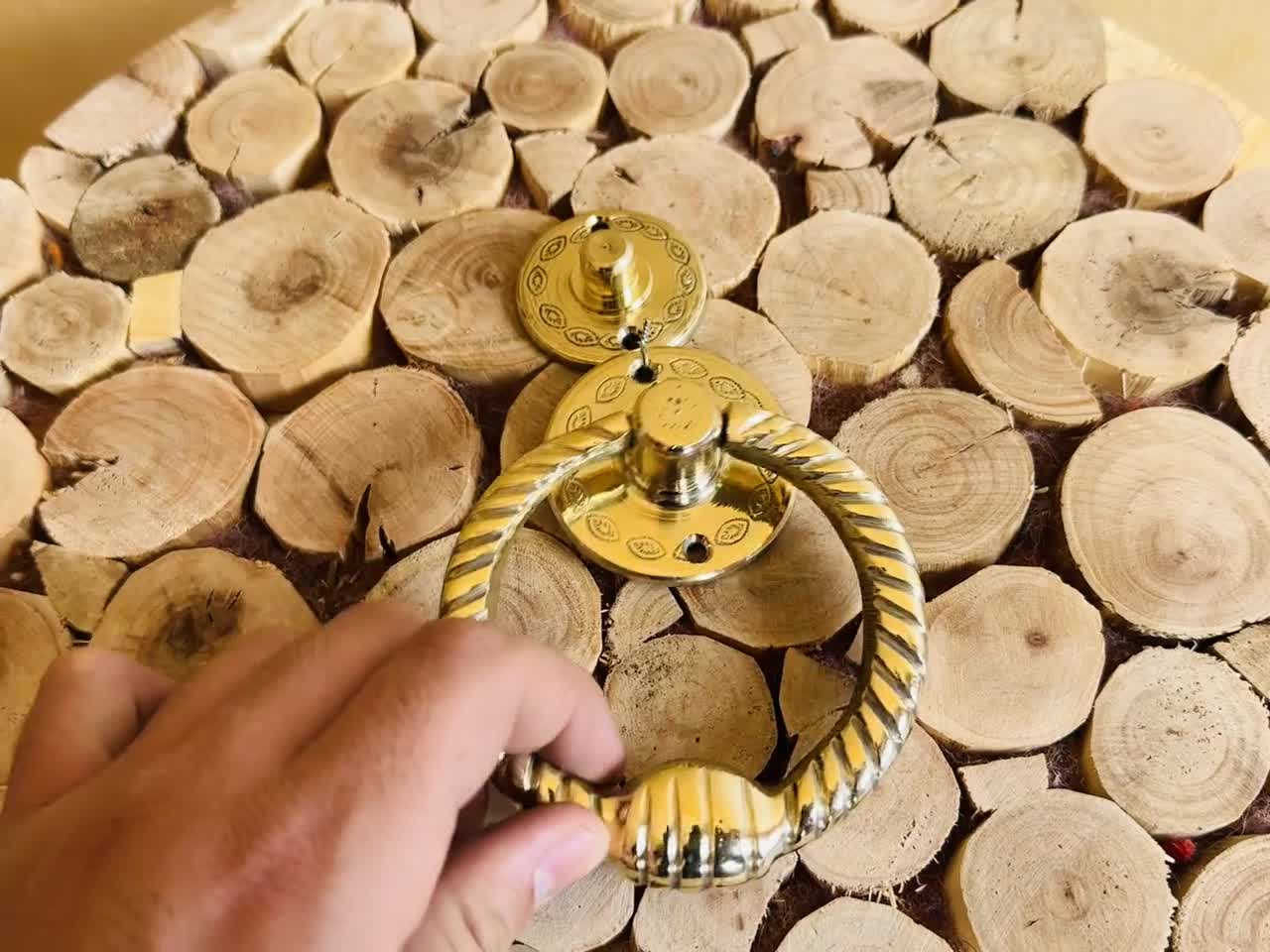 モロッコ真鍮ドアノッカー - ヴィンテージハンドクラフトアンティーク