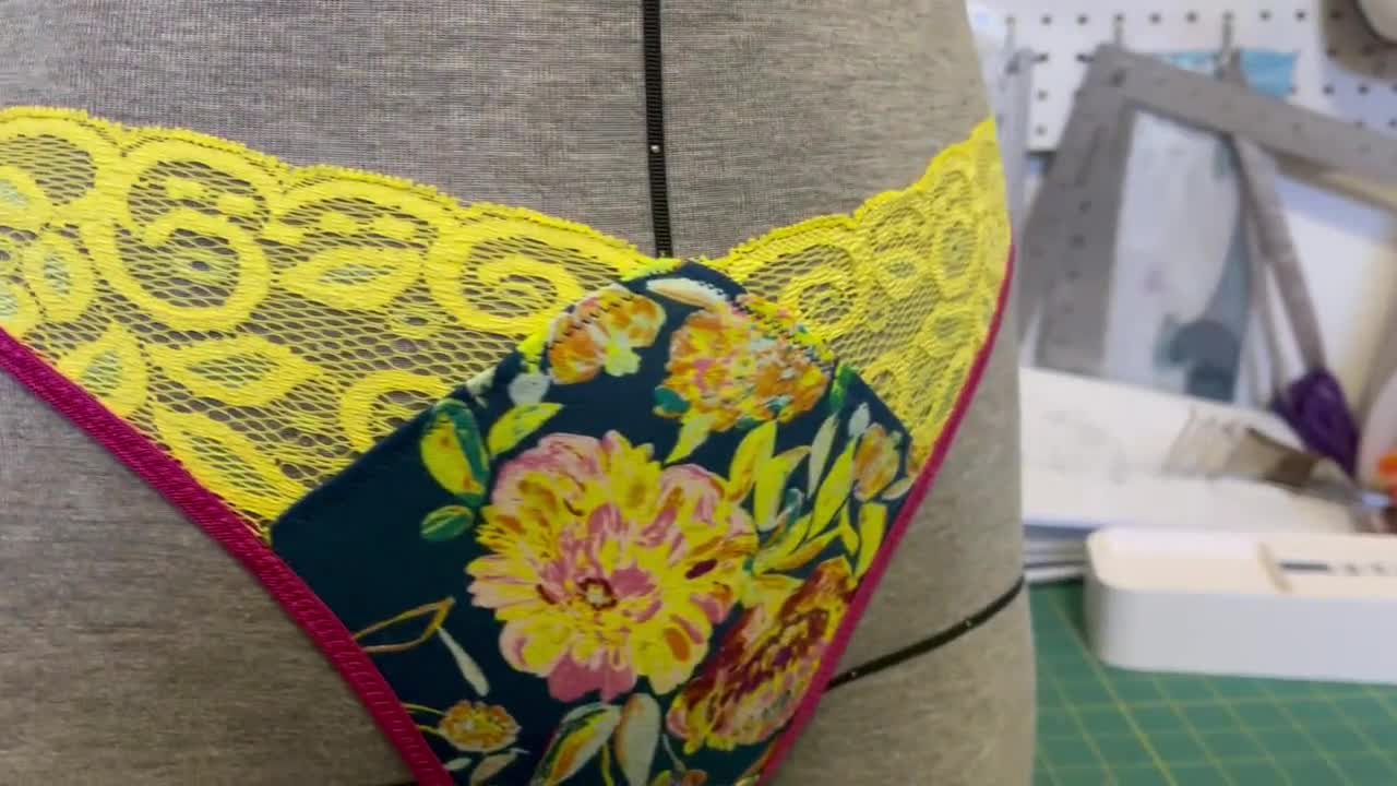 Reyna Hi-Cut French Cut PDF sewing pattern: panty with medium rise