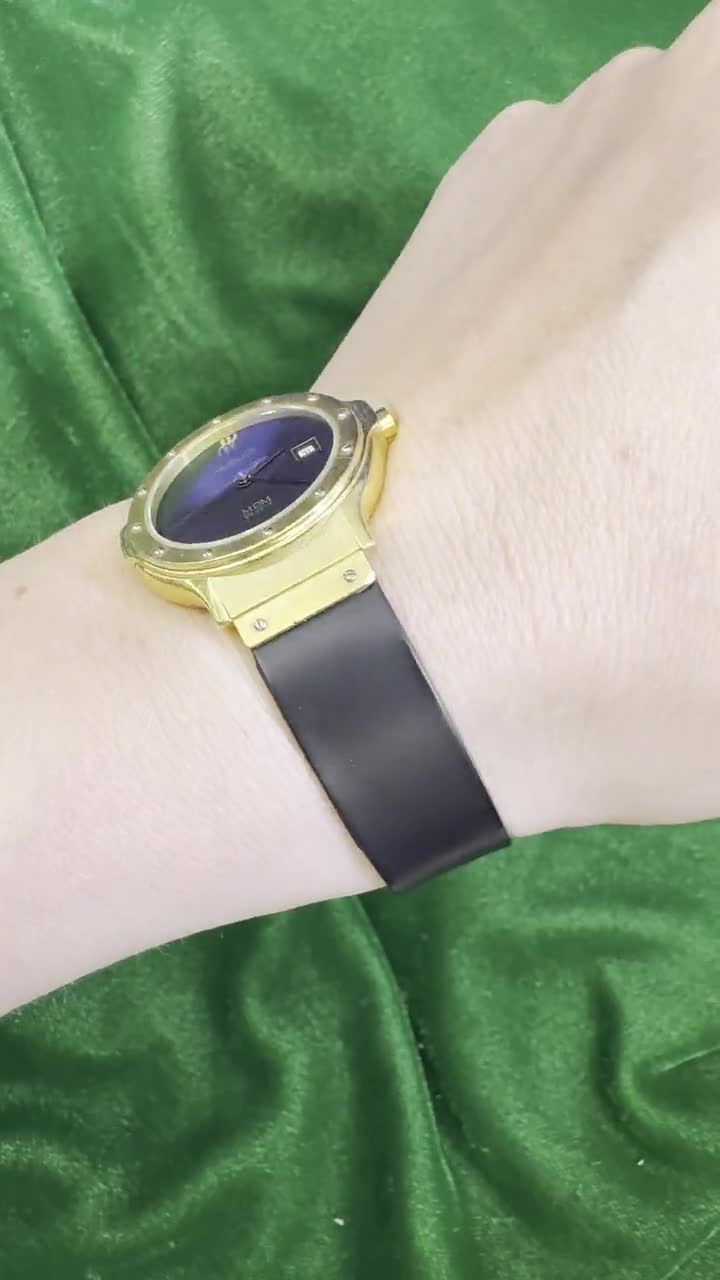 ヴィンテージ 1990年代 レディース ウブロ MDM ジュネーブ 腕時計 18K
