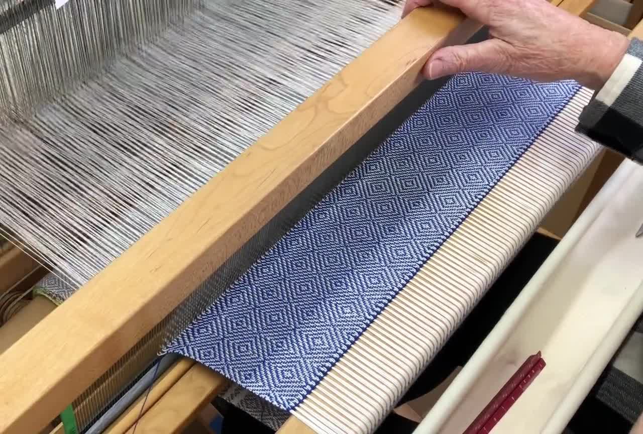 Weaving Manastream ４枚 Digital PDF Weaving Pattern for 4 Shaft Loom, Diamond Twill