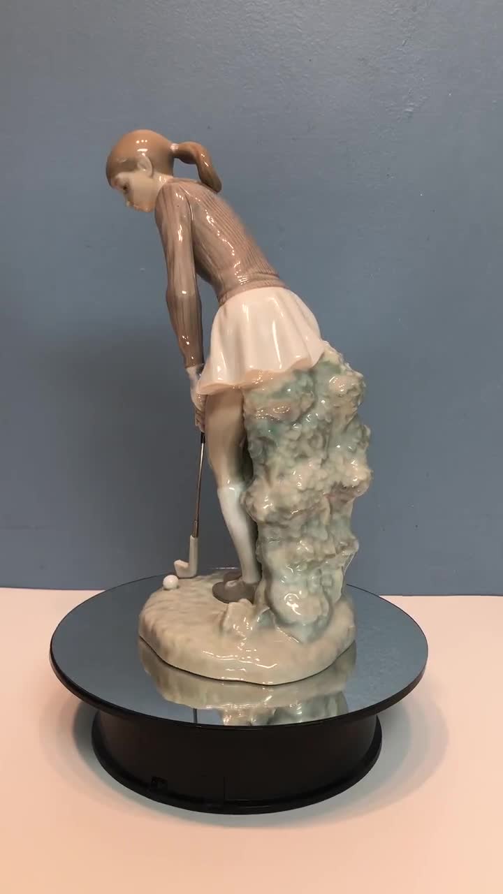 Vintage Retired Lladro Girl With Goose And Dog Figurine 4866 10.5” Tall Mint