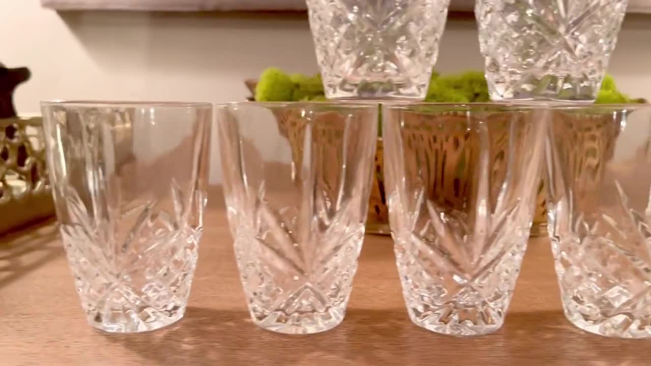 NEW Set of 2 Godinger DUBLIN RESERVE Martini Glasses 7 5/8