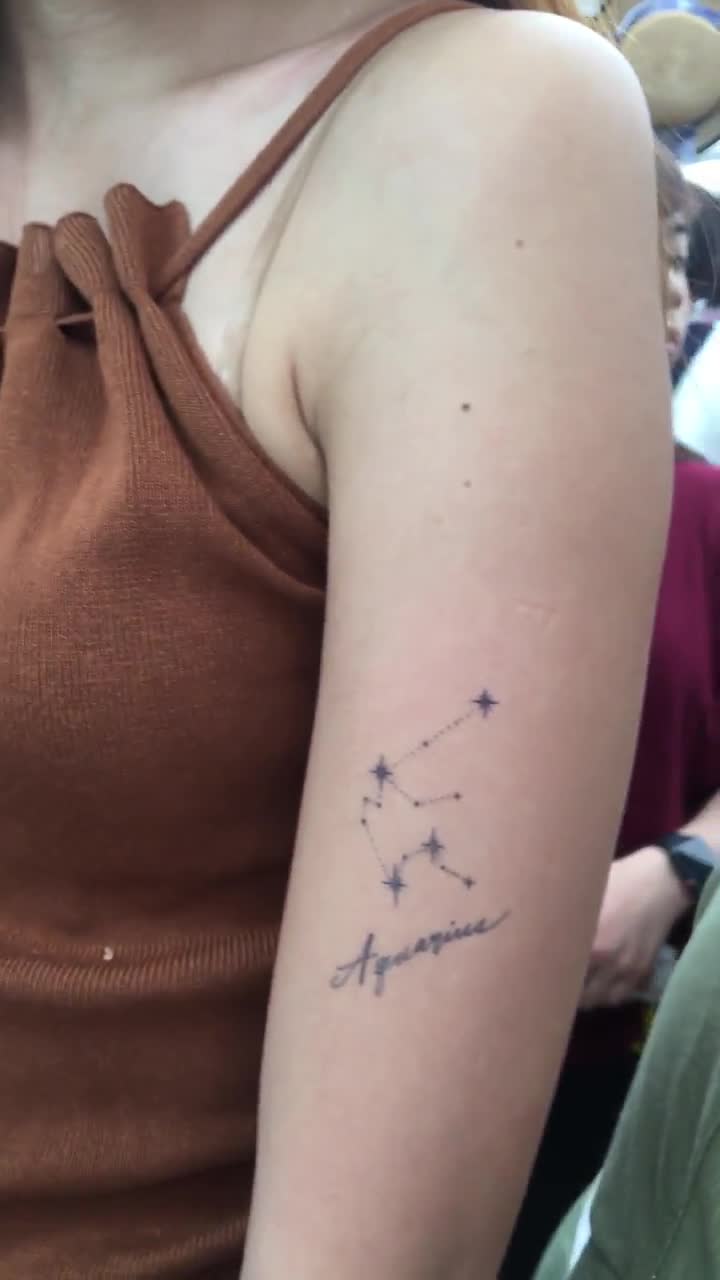 Orion constellation temporary tattoo