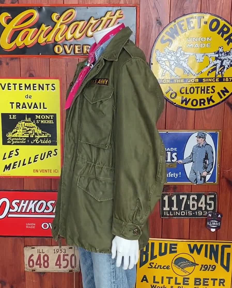 50s US Army M51 Field Jacket OG107 | Small Long | Vintage Military