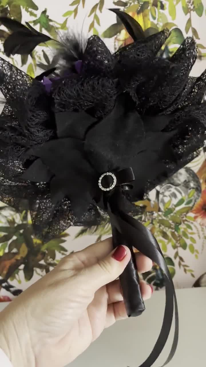 Black mini thong Christmas Flower ❤