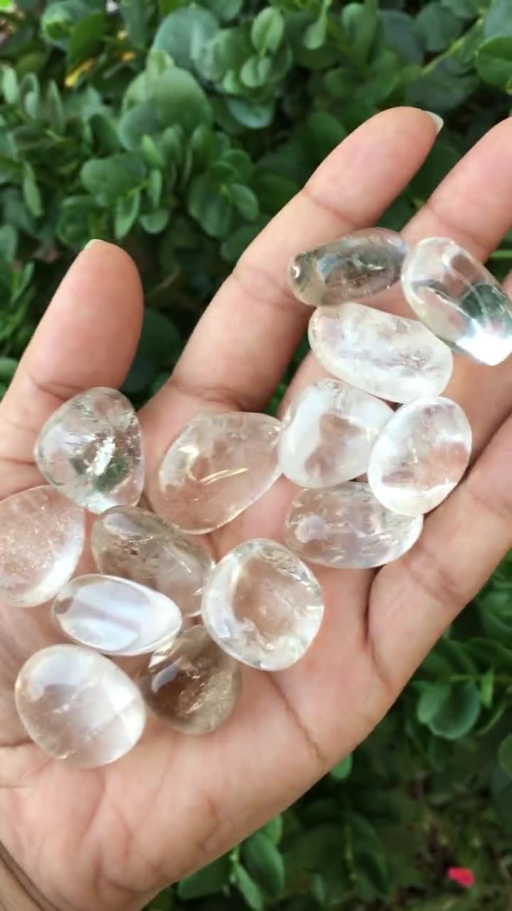 Pietre Di Quarzo Naturale Burattato - Decorazione Per Casa, Acquari E Altari - Foto 5