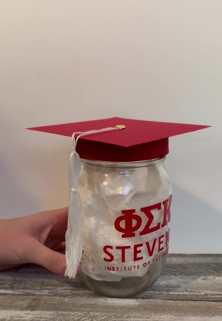 Class of 2024 graduation gift and party decoration, mason jar, graduation  centerpiece, graduation hat, Personalized, college, high school